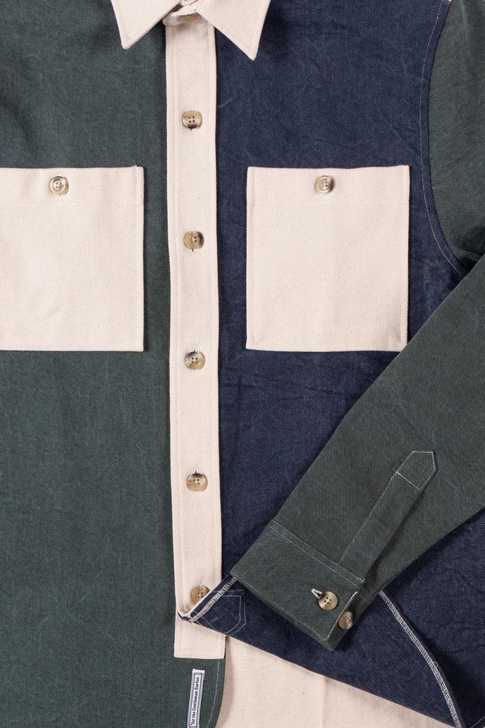 Cuisse De Grenouille SURCHEMISE EN TWILL MULTICO