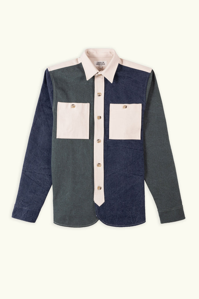 cuisse de grenouille SURCHEMISE EN TWILL MULTICO