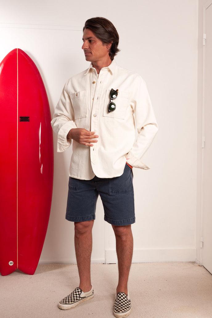 Cuisse De Grenouille SURCHEMISE TWILL ÉCRU
