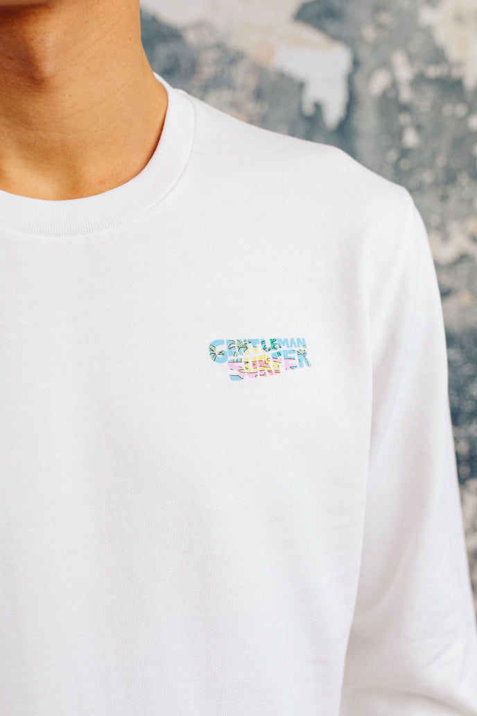 Cuisse De Grenouille SWEATSHIRT LOUCAS BLANC