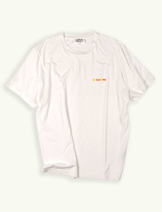 Cuisse De Grenouille TEE-SHIRT BLANC LOCALS ONLY