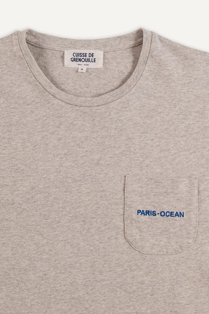 Cuisse De Grenouille TEE-SHIRT PATRICK GRIS CHINÉ