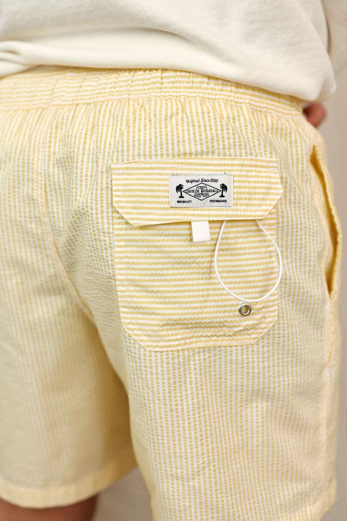 Cuisse De Grenouille MAILLOT DE BAIN INDIEN BLANC - JAUNE