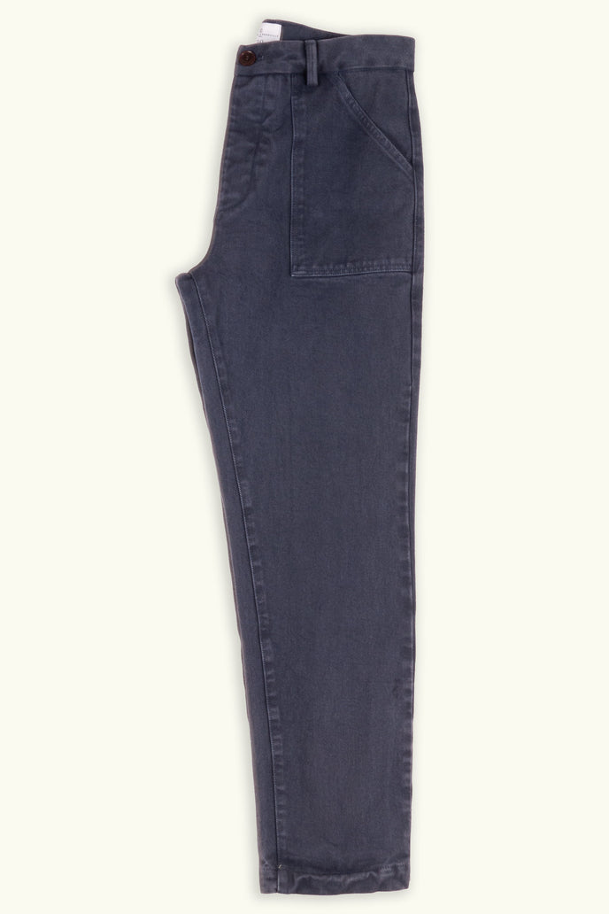 Cuisse De Grenouille PANTALON FATIGUE - PANT BLEU DÉLAVÉ