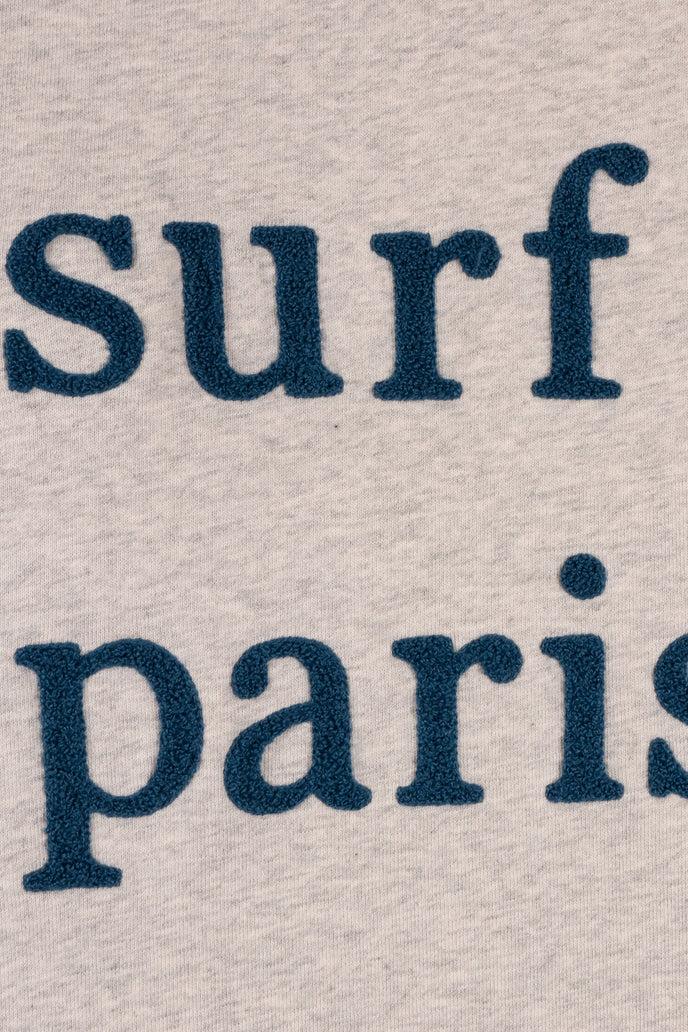 Cuisse De Grenouille SWEATSHIRT SURF IN PARIS LIGHT GREY CHINE