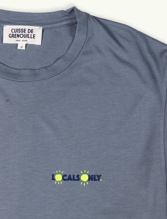 Cuisse De Grenouille TEE-SHIRT BLEU ARDOISE LOCALS ONLY