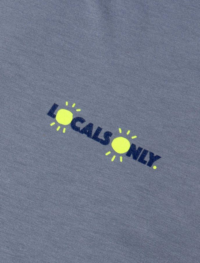 Cuisse De Grenouille TEE-SHIRT BLEU ARDOISE LOCALS ONLY