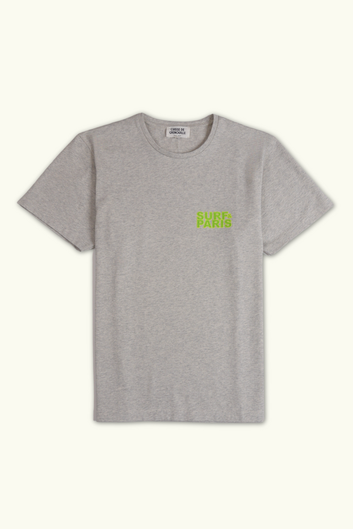 Cuisse De Grenouille TEE-SHIRT EPAIS GRIS - SURF&PARIS FLUO