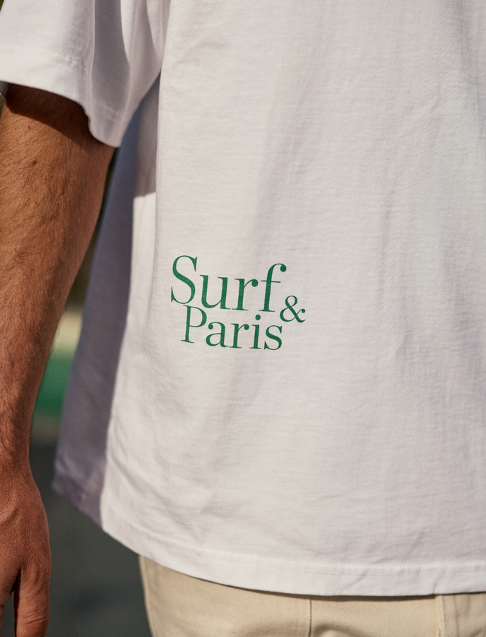 Cuisse De Grenouille TEE-SHIRT OVERSIZE EPAIS BLANC SURF&PARIS