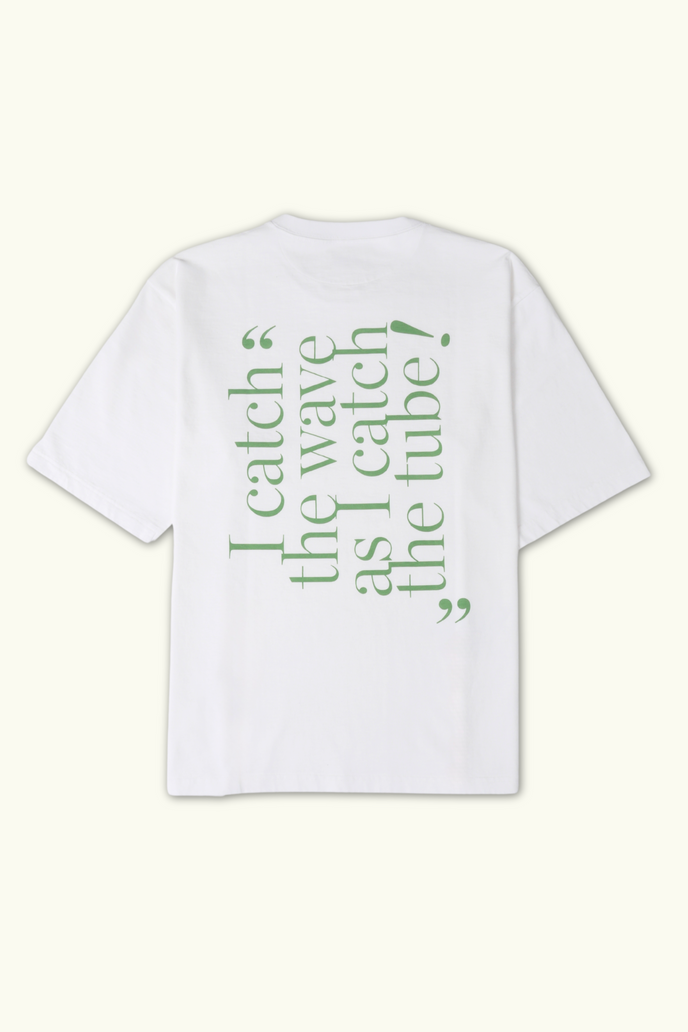 Cuisse De Grenouille TEE-SHIRT OVERSIZE EPAIS BLANC SURF&PARIS
