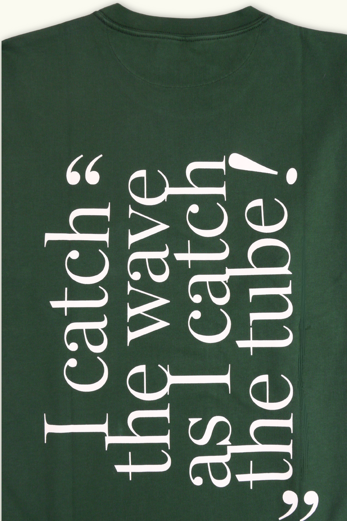 Cuisse De Grenouille TEE-SHIRT OVERSIZE EPAIS VERT SURF&PARIS