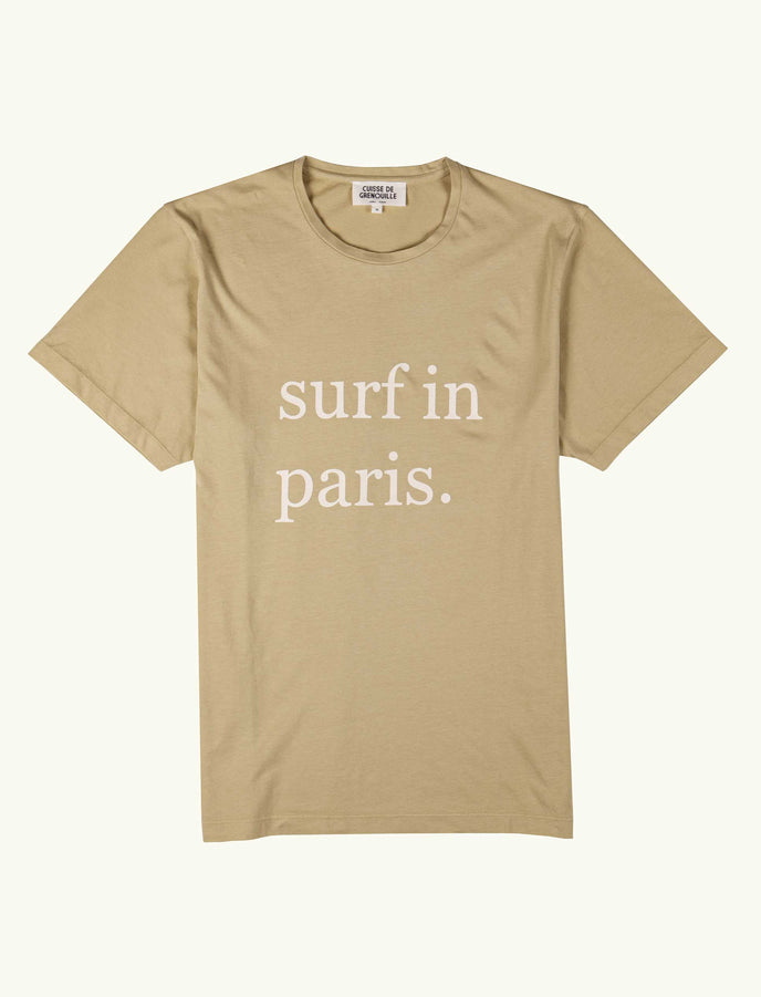 Cuisse De Grenouille TEE-SHIRT SURF IN PARIS VERT DESERT SAFARI