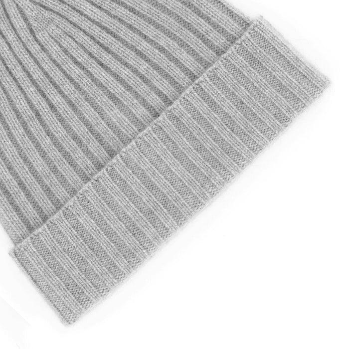 Cxl By Christian Lacroix Bonnet à Côtes Anglaises Cachemire - Gris Clair