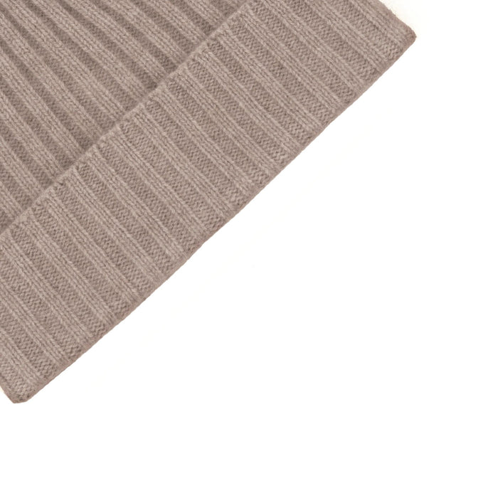 Cxl By Christian Lacroix Bonnet à Côtes Anglaises Cachemire - Taupe