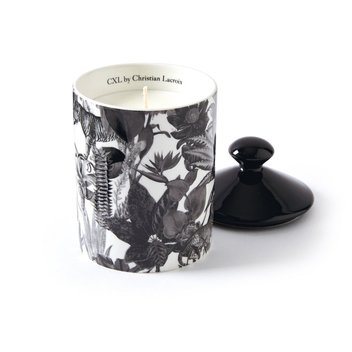 cxl by christian lacroix Bougie parfumée en pot de porcelaine - Zanzibar Noir - Poivre rose - durée de combustion 65h - 315 g