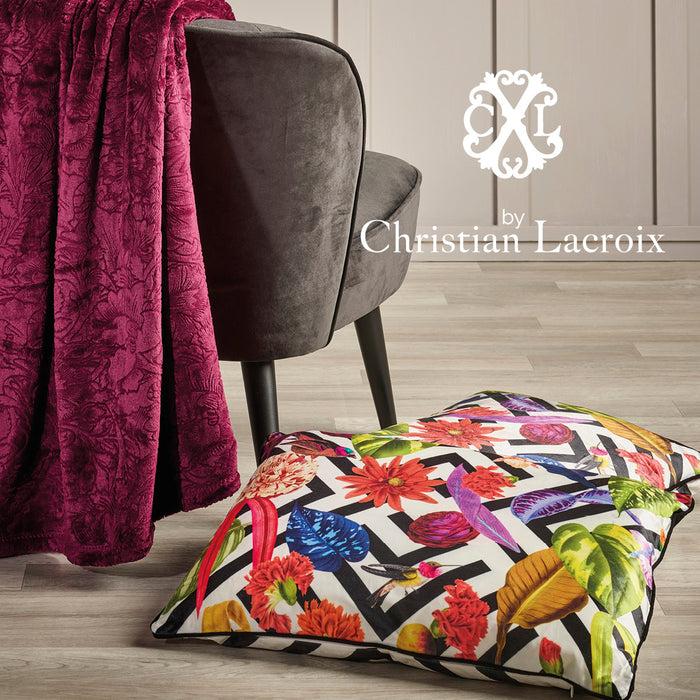 cxl by christian lacroix Coussin Déco Jardin Tropical - Bordeaux cxl by christian lacroix Coussin Déco Jardin Tropical - Bordeaux