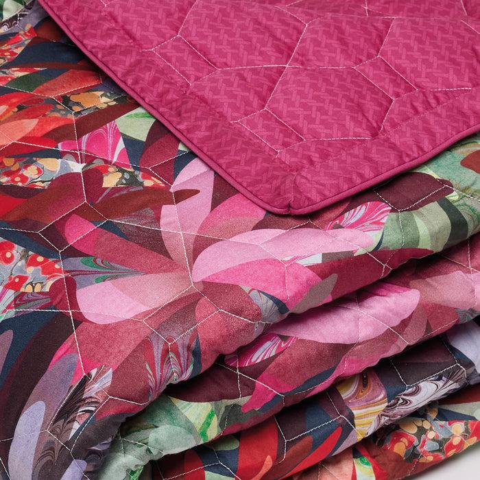 Cxl By Christian Lacroix Couvre-lit XL Fleurs Psychédéliques Fuchsia - 220 X 250 Cm