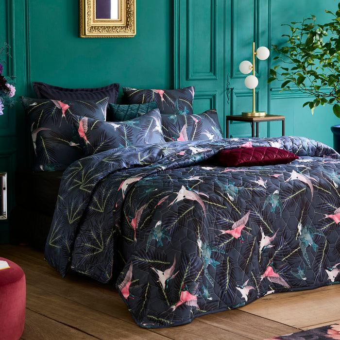 Cxl By Christian Lacroix Couvre-lit XL Hirondelles Bleu - 220 X 250 Cm
