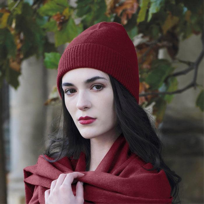 Cxl By Christian Lacroix Bonnet Cachemire - Bordeaux