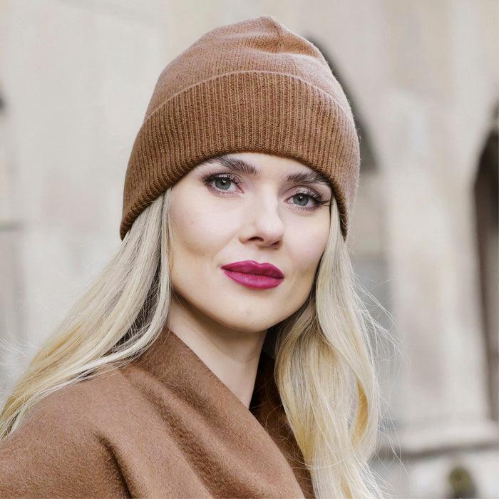 Cxl By Christian Lacroix Bonnet Cachemire - Camel