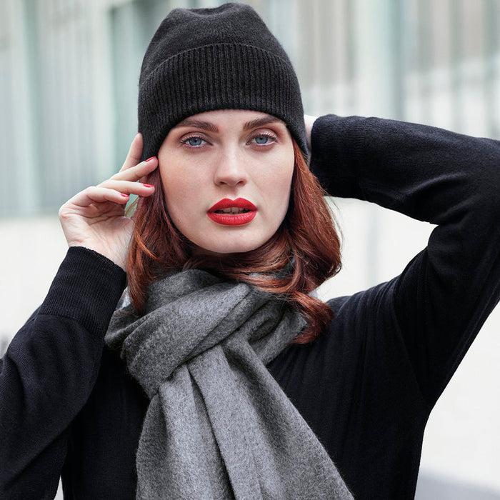 Cxl By Christian Lacroix Bonnet Cachemire - Noir