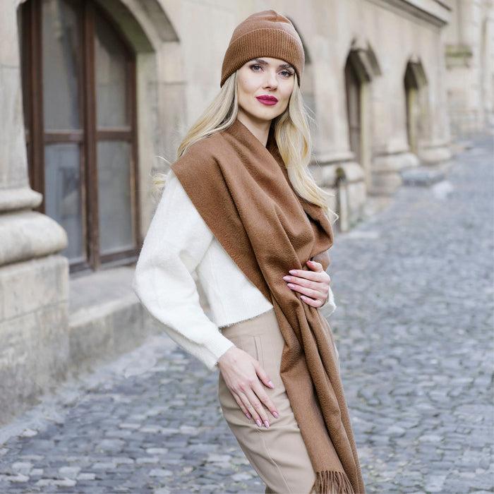 Cxl By Christian Lacroix Étole Cachemire - Camel