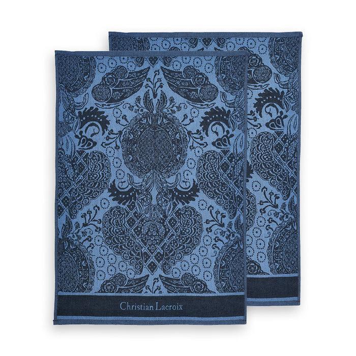 cxl by christian lacroix SET DE 2 TORCHONS - Bleu