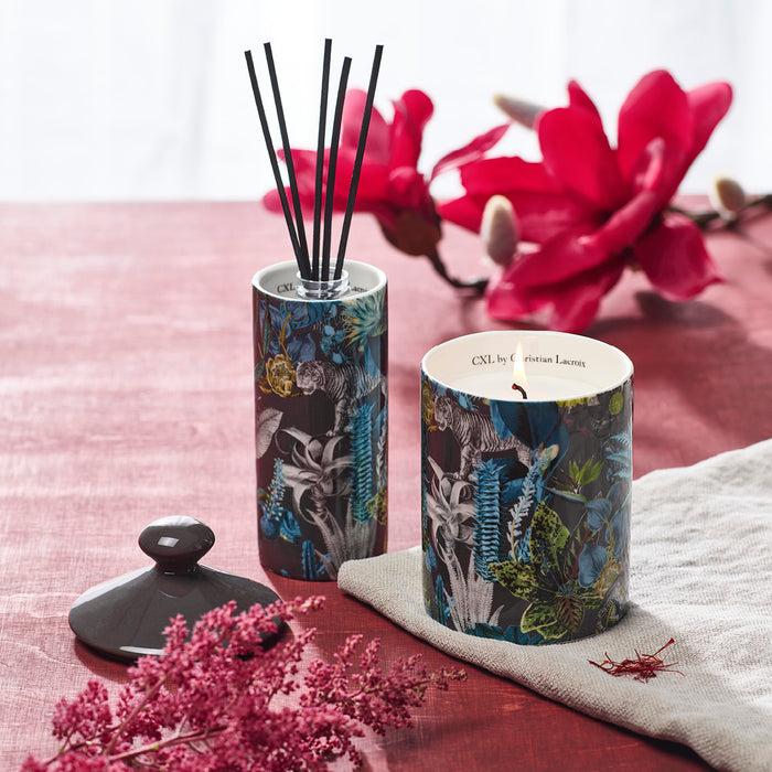 Cxl By Christian Lacroix Diffuseur En Porcelaine Zanzibar Gris Foncé - Poudre De Saffran - 100 Ml