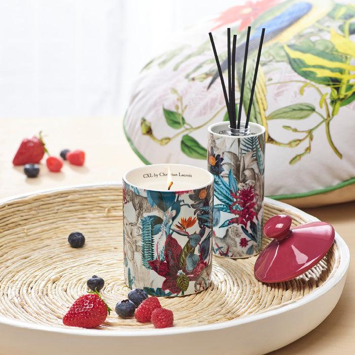 Cxl By Christian Lacroix Diffuseur En Porcelaine Zanzibar Rose - Fruits Rouges - 100 Ml