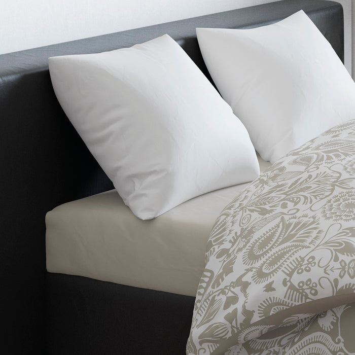 Cxl By Christian Lacroix Drap-housse Satin De Coton - Beige