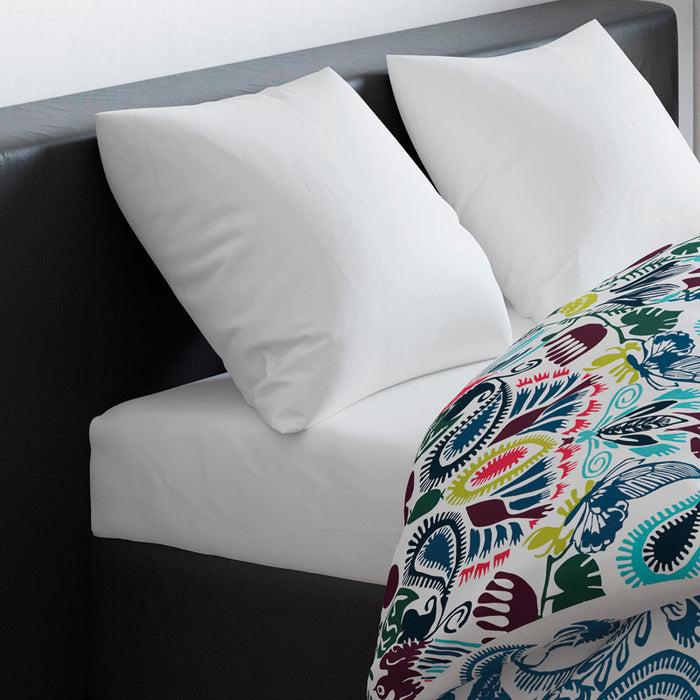 Cxl By Christian Lacroix Drap-housse Satin De Coton - Blanc