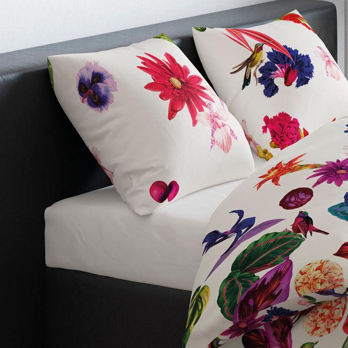 Cxl By Christian Lacroix Drap-housse Satin De Coton - Blanc Cassé