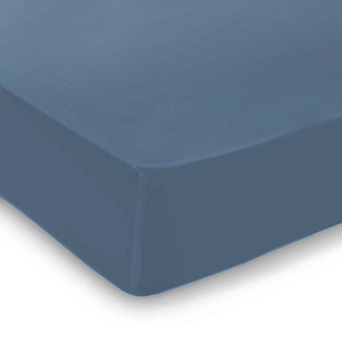 Cxl By Christian Lacroix Drap-housse Satin De Coton - Bleu