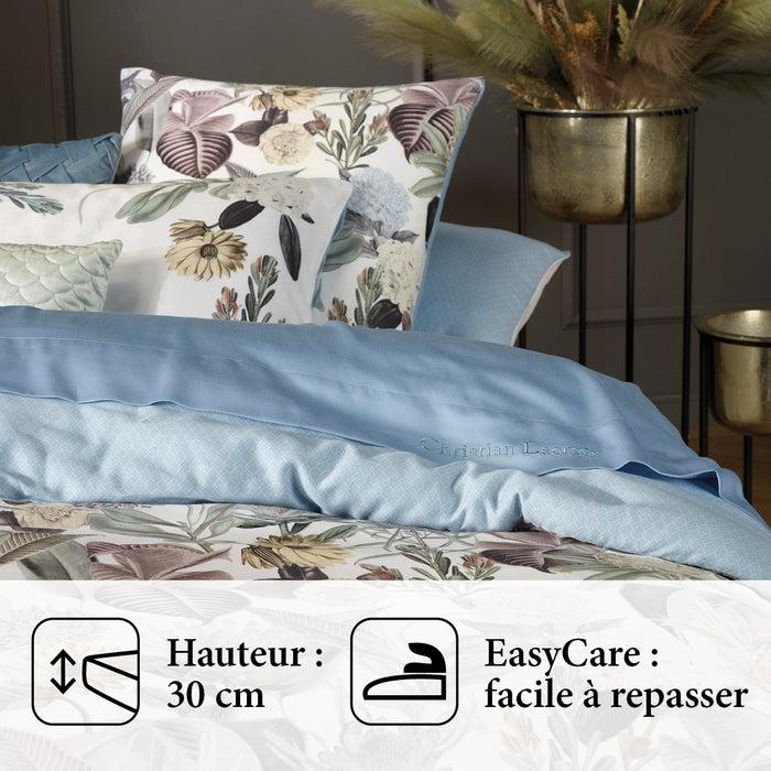 Cxl By Christian Lacroix Drap-housse Satin De Coton - Bleu Clair