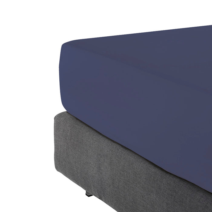 Cxl By Christian Lacroix Drap-housse Satin De Coton - Bleu
