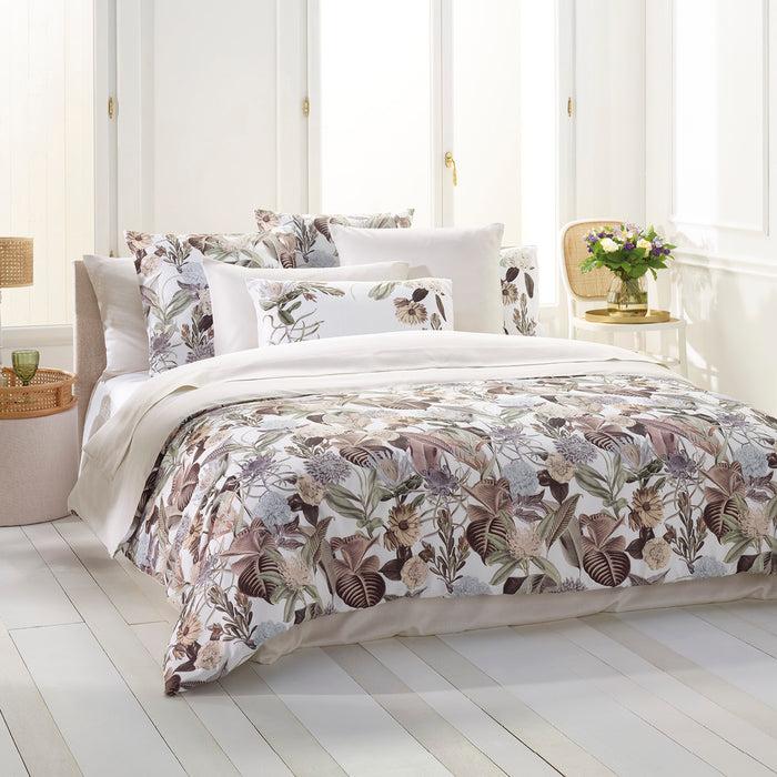Cxl By Christian Lacroix Drap-housse Satin De Coton - Garden Micro Taupe
