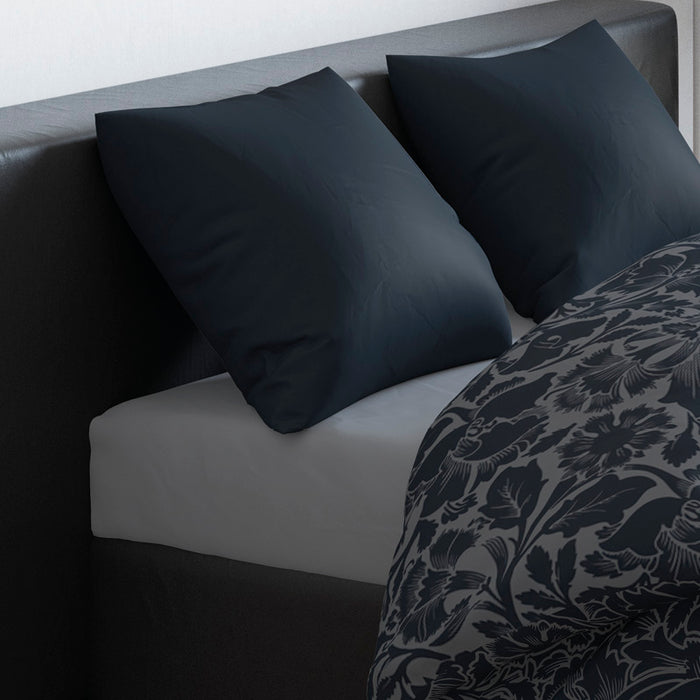 Cxl By Christian Lacroix Drap-housse Satin De Coton - Gris Clair