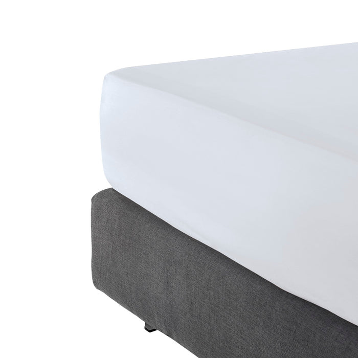 Cxl By Christian Lacroix Drap-housse Satin De Coton - Gris Perle