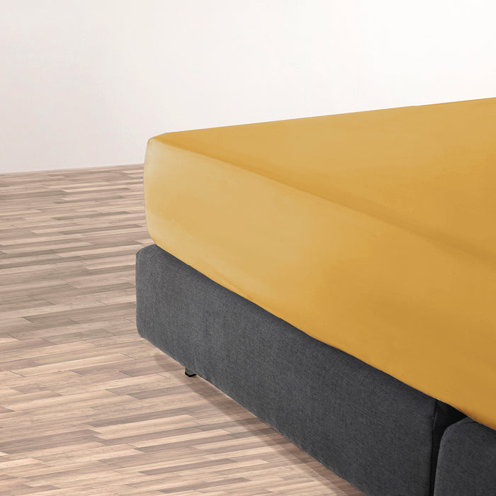 Cxl By Christian Lacroix Drap-housse Satin De Coton - Jaune