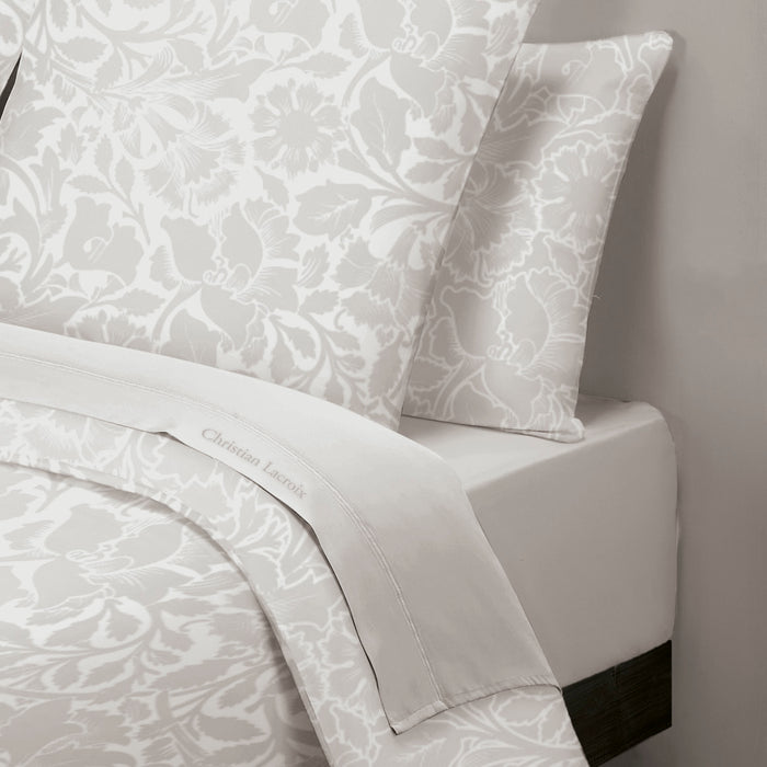 Cxl By Christian Lacroix Drap-housse Satin De Coton - Taupe