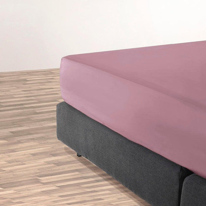 Cxl By Christian Lacroix Drap-housse Satin De Coton - Uni Rose