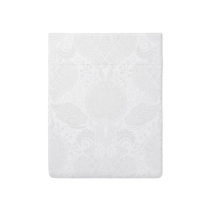 cxl by christian lacroix Drap plat bébé en satin de coton - tissé Jacquard - Arles Blanc