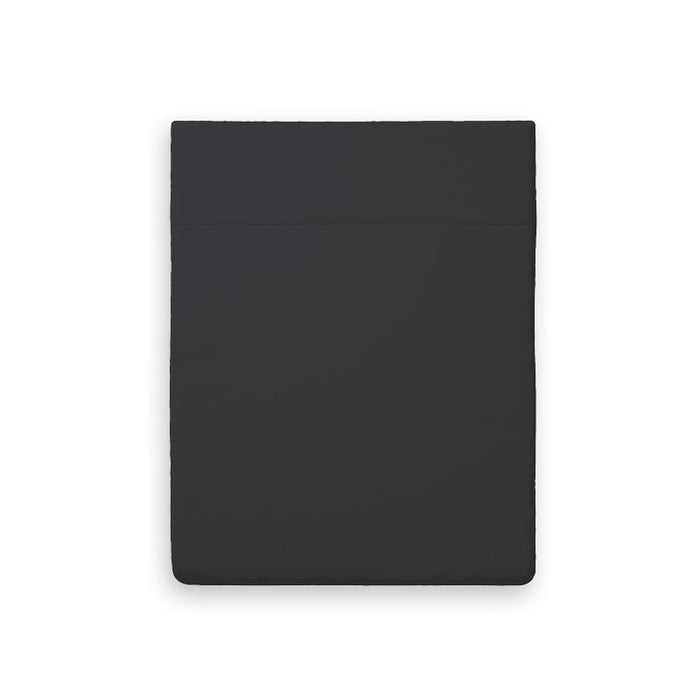 cxl by christian lacroix Drap plat satin de coton - Gris foncé cxl by christian lacroix Drap plat satin de coton - Gris foncé