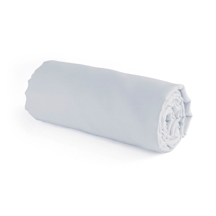 Cxl By Christian Lacroix Drap Plat Satin De Coton - Gris Perle