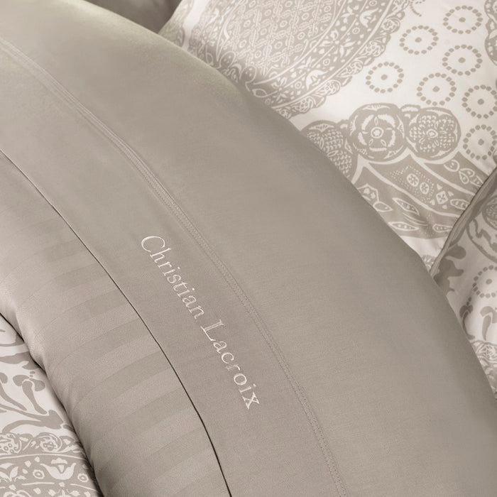 Cxl By Christian Lacroix Drap Plat Satin De Coton - Taupe