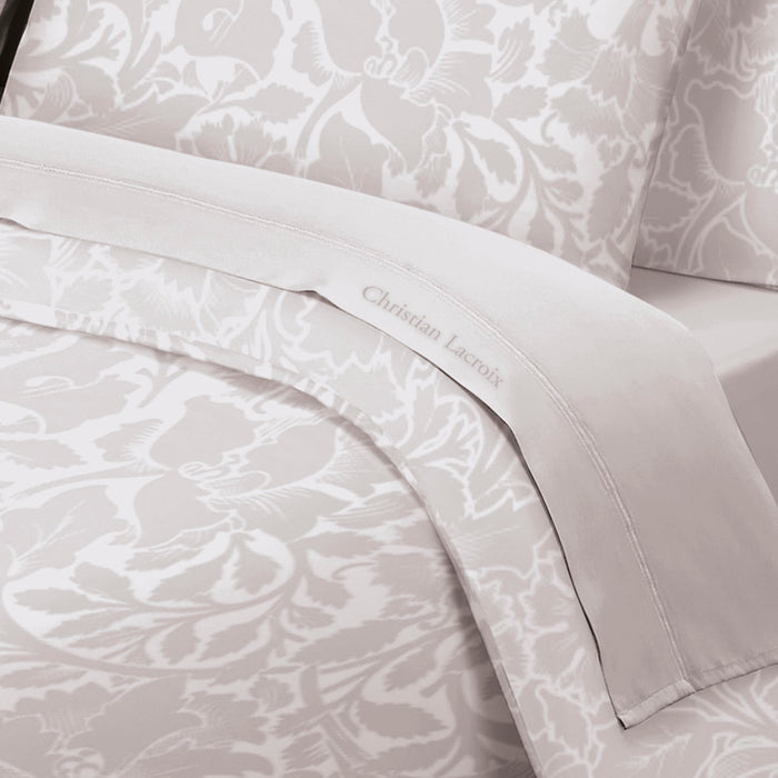 Cxl By Christian Lacroix Drap Plat Satin De Coton - Taupe