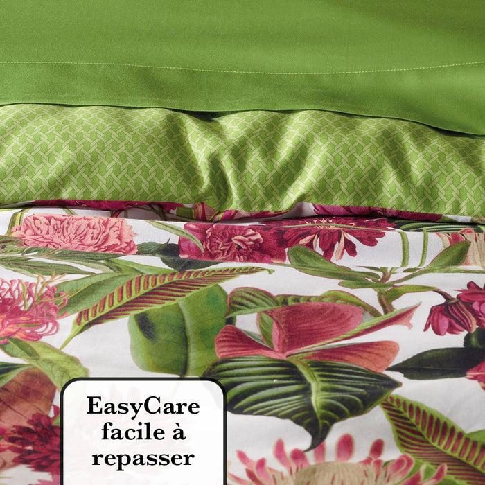 Cxl By Christian Lacroix Drap Plat Satin De Coton - Vert