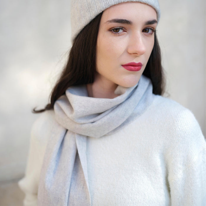 Cxl By Christian Lacroix Écharpe Cachemire - Gris Clair