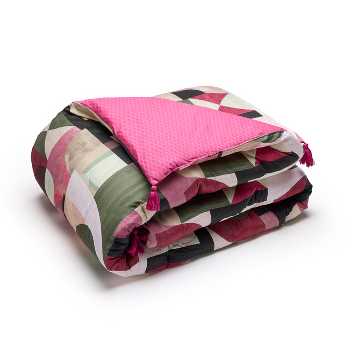 cxl by christian lacroix Édredon avec glands Collage Baie sauvage - 140 x 200 cm