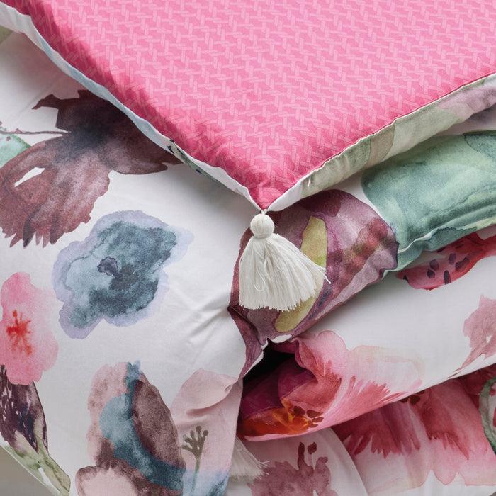 Cxl By Christian Lacroix Édredon Avec Glands Exotique Framboise - 140 X 200 Cm